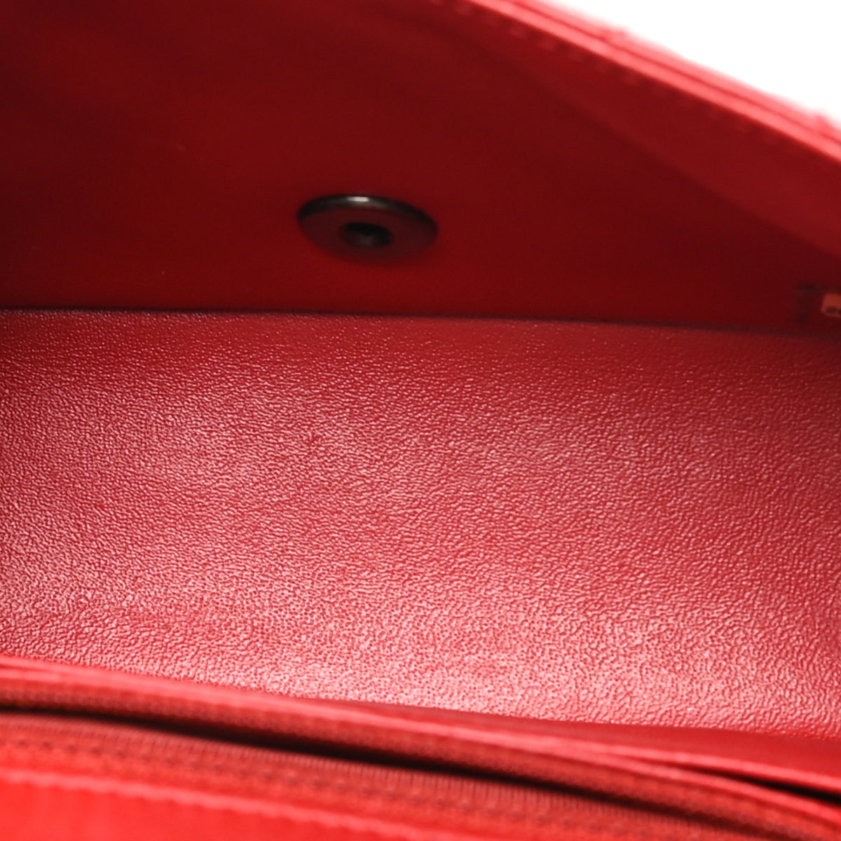 Lambskin Quilted Mini Square Flap Red
