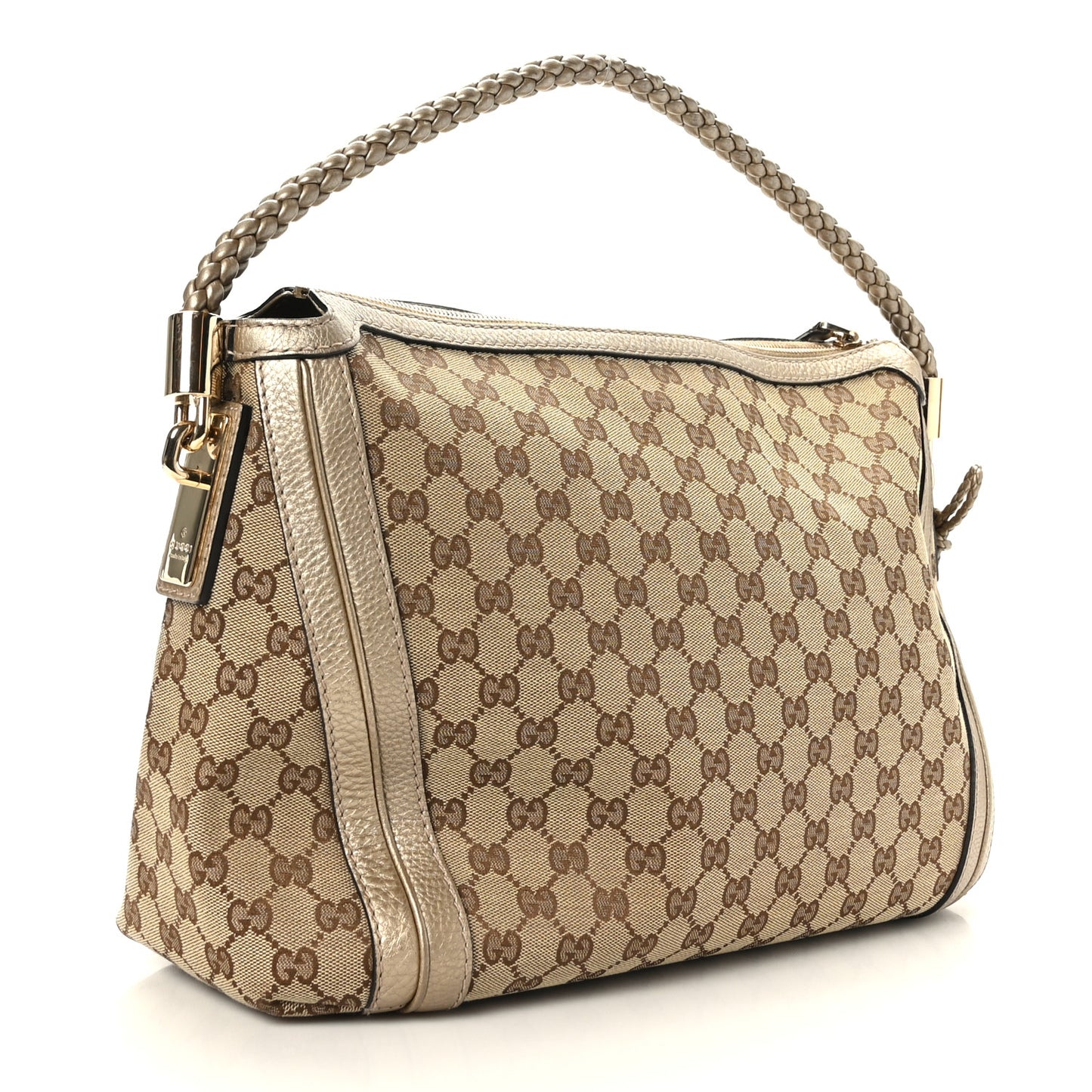 Monogram Medium Bella Hobo Gold