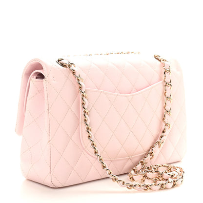 Chanel Caviar Quilted Medium Double Flap Light Pink 3 of 10