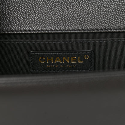 Chanel Caviar Quilted Medium Boy Flap Black 5 of 10