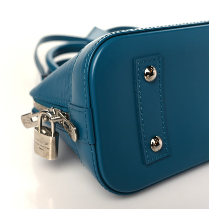 Louis Vuitton Epi Alma BB Cyan 7 of 8