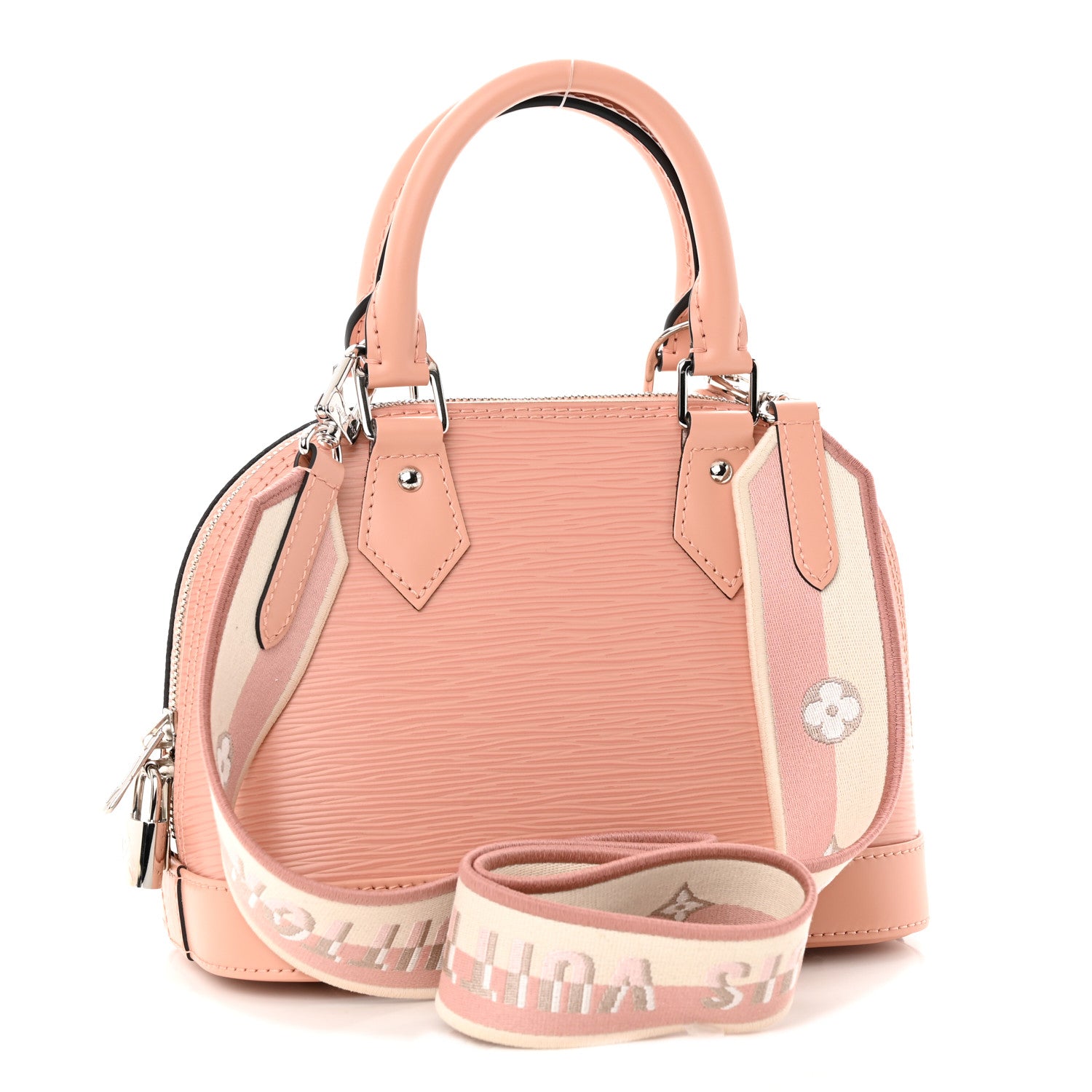 Louis Vuitton Epi Jacquard Alma BB Rose Trianon 3 of 11
