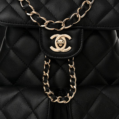 Chanel Caviar Quilted Pockets Backpack Black 8 of 11