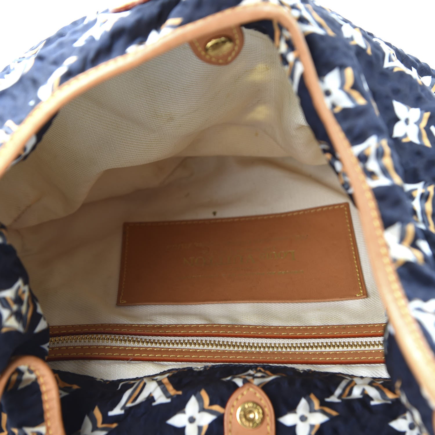 Louis Vuitton Canvas Monogram Cruise Bulles MM Navy 4 of 8