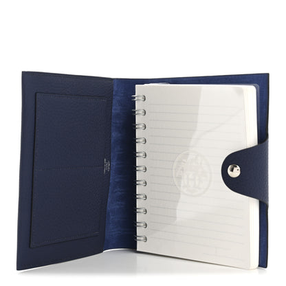 Hermes Togo Ulysse PM Notebook Cover Bleu de Prusse 5 of 9