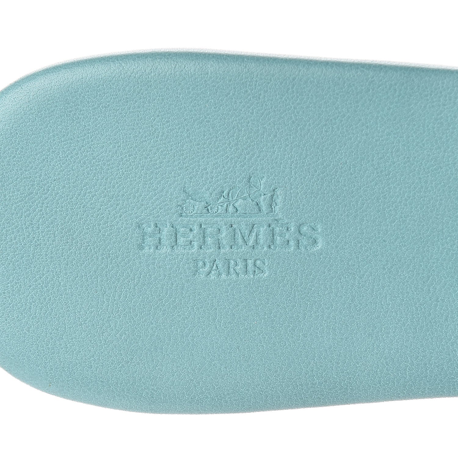 Hermes Epsom Corfou Sandals 41 Bleu Atoll 7 of 8