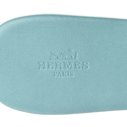 Hermes Epsom Corfou Sandals 41 Bleu Atoll 7 of 8