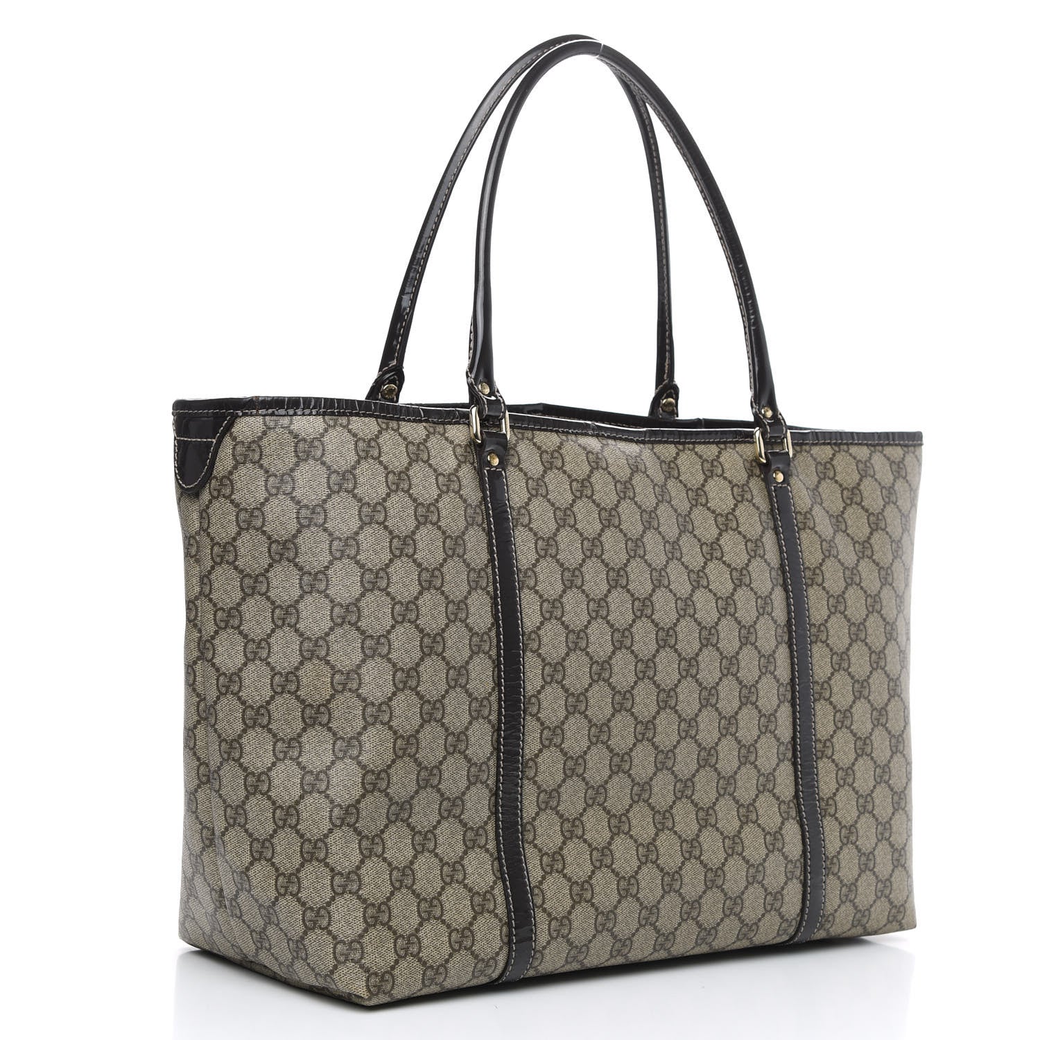 Gucci GG Plus Monogram Large Joy Tote Dark Brown 3 of 16