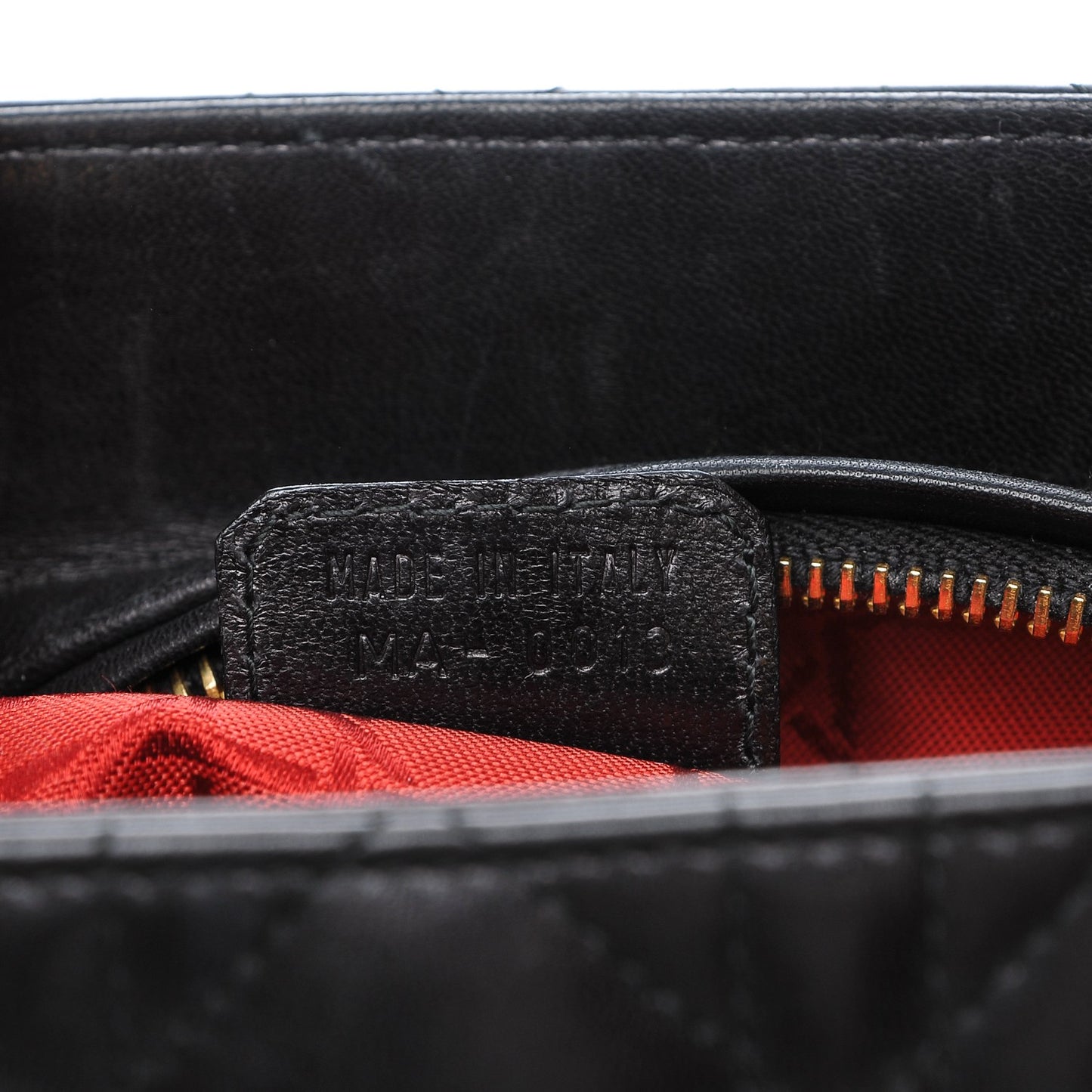 Lambskin Cannage Medium Lady Dior Black