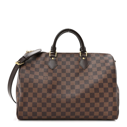 Louis Vuitton Damier Ebene Speedy Bandouliere 35 1 of 13