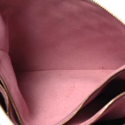 Louis Vuitton Lambskin Embossed Monogram LV Garden Coussin PM Cream 7 of 11