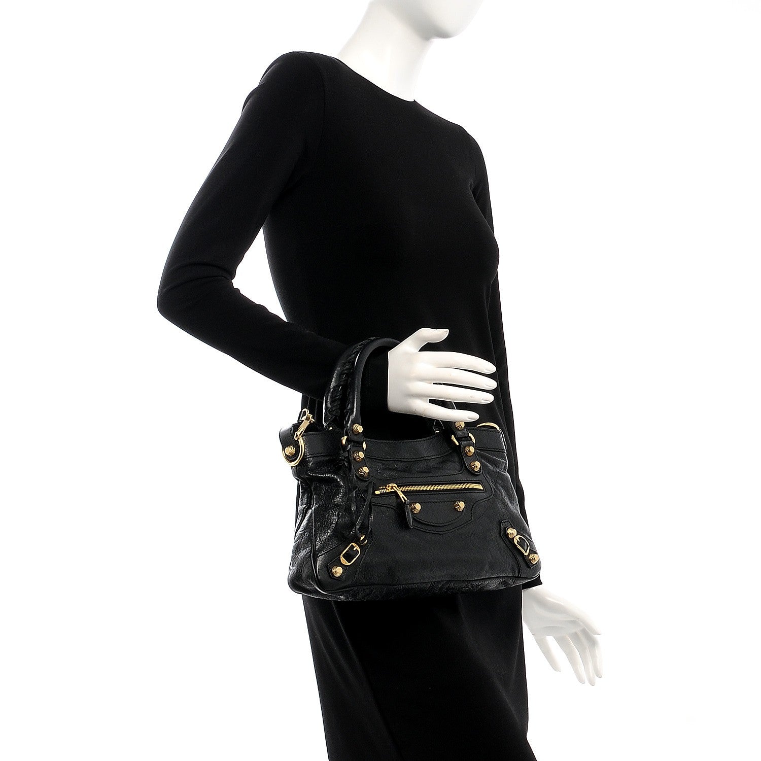 Balenciaga Agneau Giant 12 Gold Hardware First Black 2 of 8