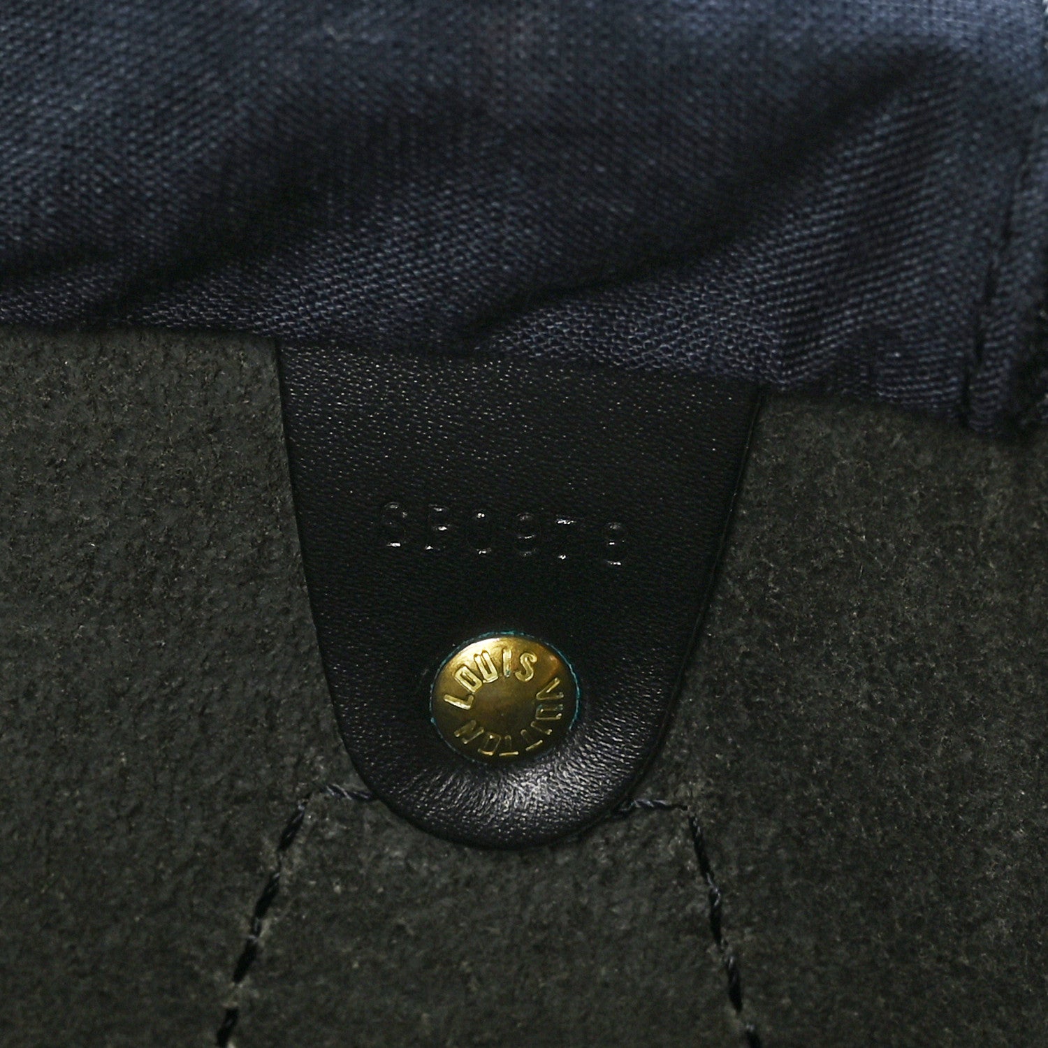 Louis Vuitton Epi Speedy 35 Black 6 of 11