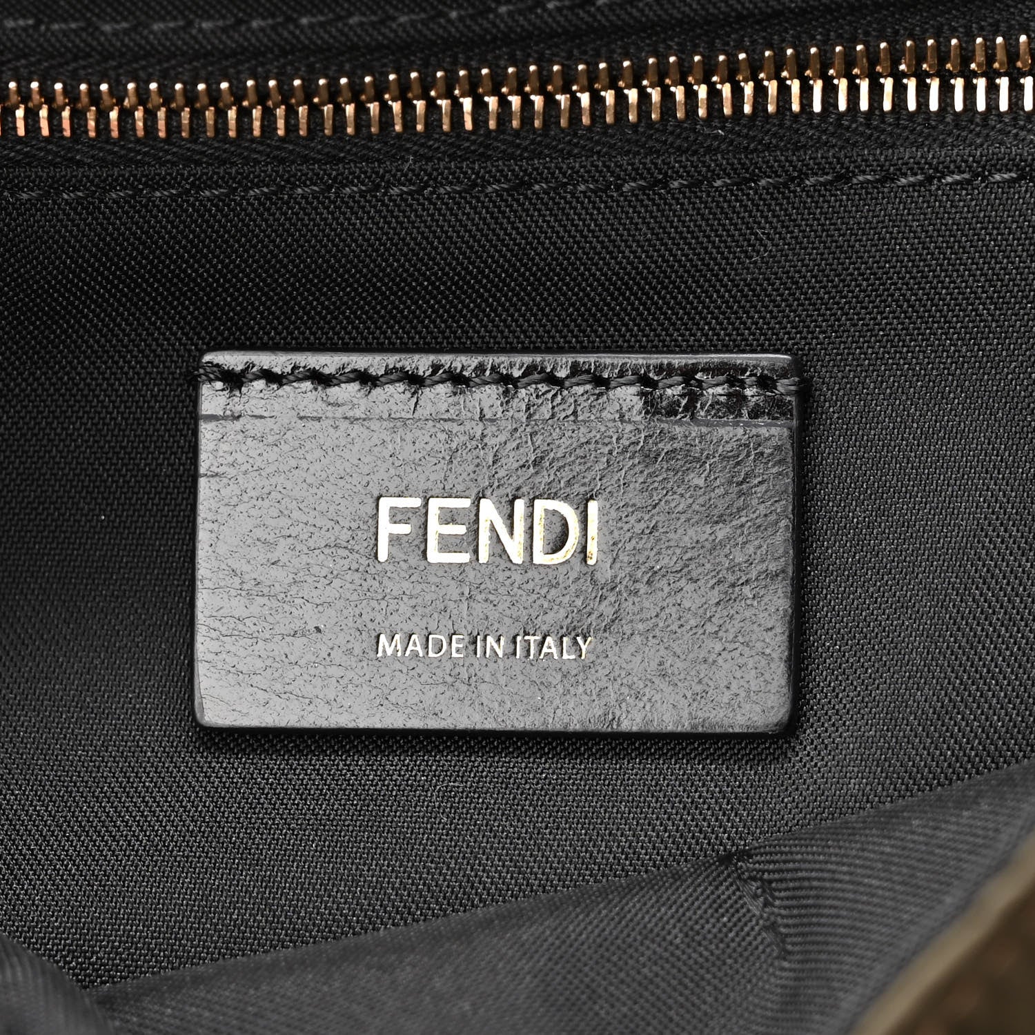 Fendi Nylon Dolmias Vitello Grace FF Puffer Belt Baguette Bag Military Brown Tortora 6 of 10