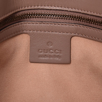 Gucci Calfskin Matelasse Medium GG Marmont Shoulder Bag Porcelain Rose 6 of 7