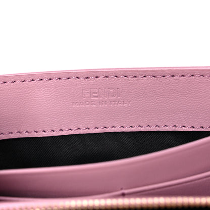 Fendi Nappa Matisse FF Embossed Continental Wallet On Chain Rosa Acquerello 6 of 9