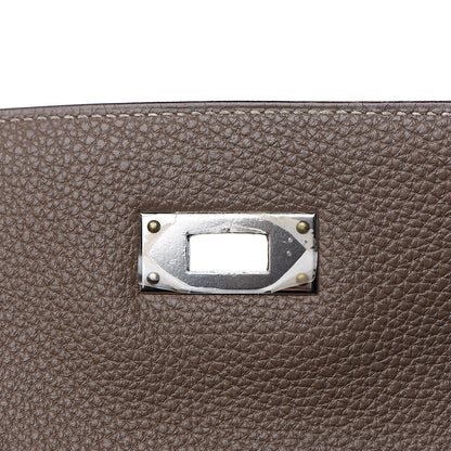 Hermes Togo Kelly Retourne 35 Etoupe 10 of 27