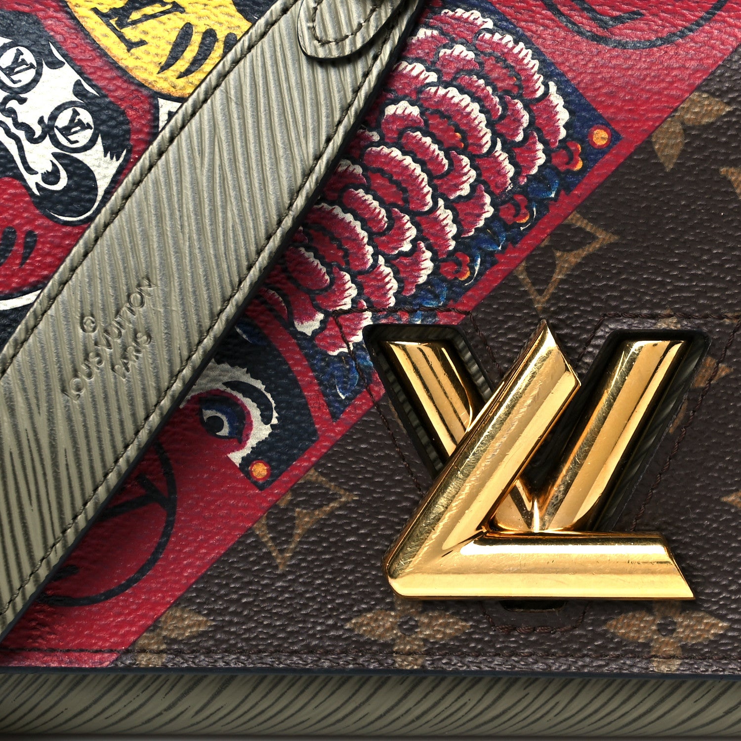 Louis Vuitton Monogram Epi Kabuki Twist Chain Wallet 1773220