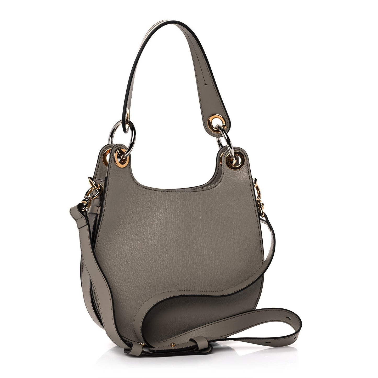 Calfskin Medium Tess Hobo Grey