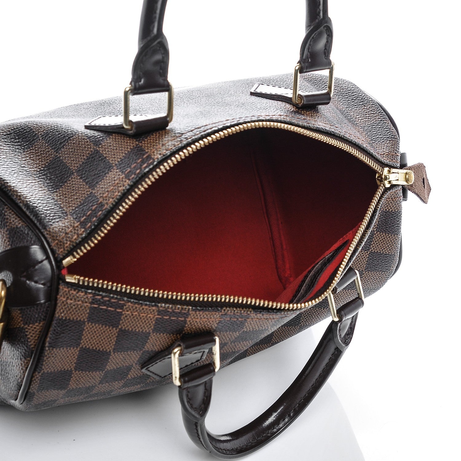 Louis Vuitton Damier Ebene Speedy 25 6 of 9