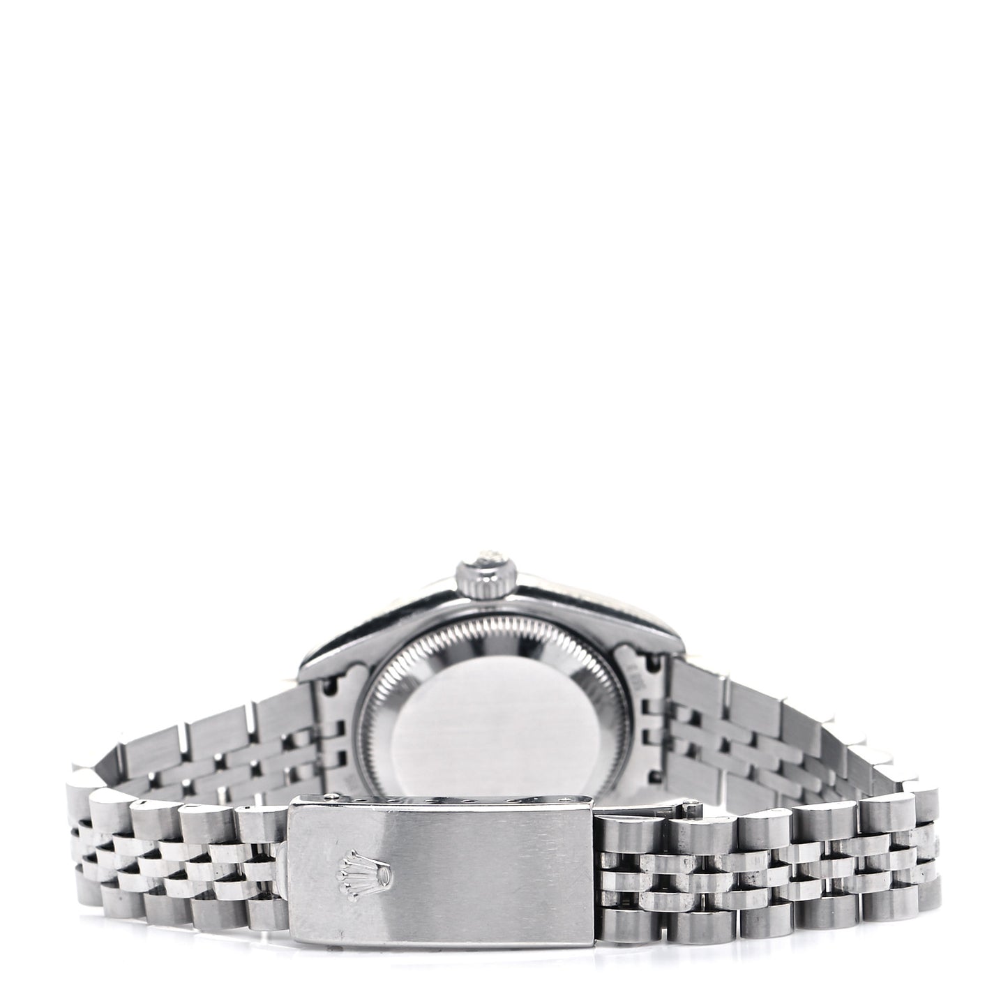 Stainless Steel 18K White Gold Diamond Mother of Pearl 26mm Oyster Perpetual Datejust Watch 79174