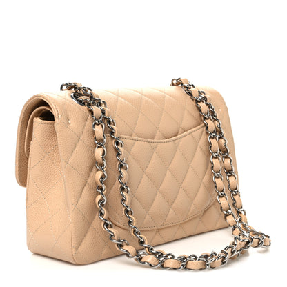 Chanel Caviar Quilted Small Double Flap Beige 3 of 10
