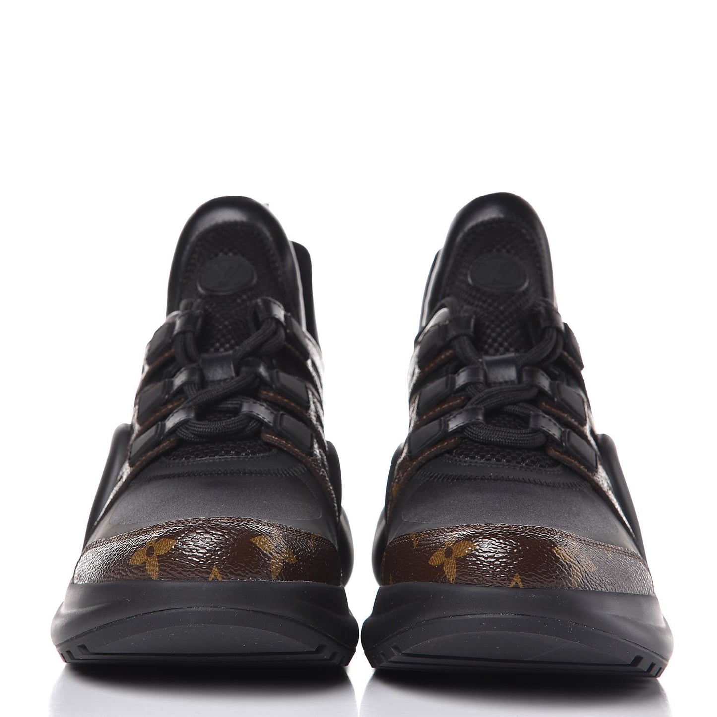 Calfskin Patent Monogram LV Archlight Sneakers 39 Black