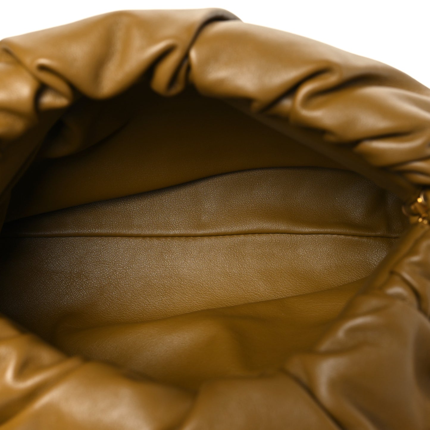 Calfskin The Pouch Chain Moutarde