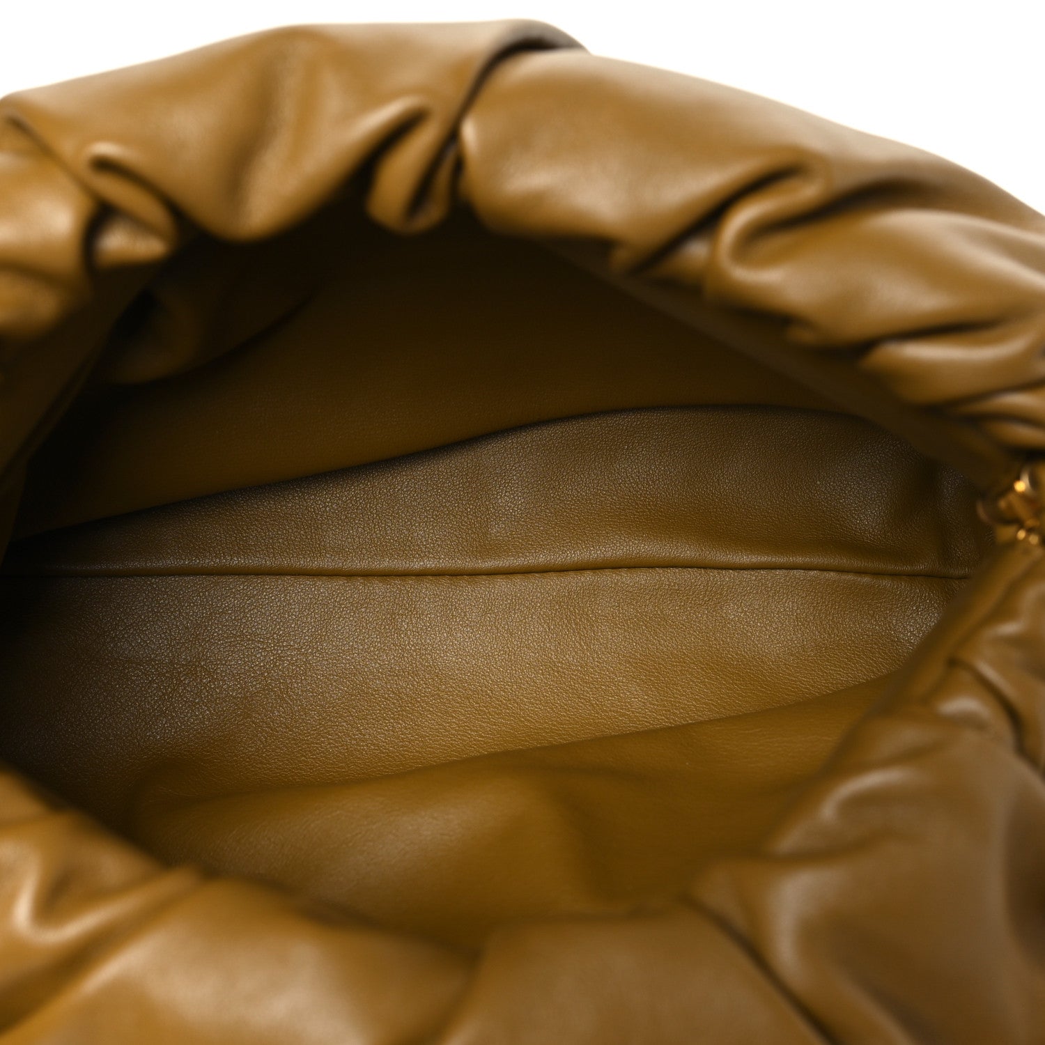 Bottega Veneta Calfskin The Pouch Chain Moutarde 5 of 9