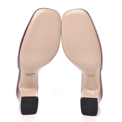 Gucci Malaga Kid Crystal Square G Madelyn Mules 37.5 Romantic Cerise 5 of 9