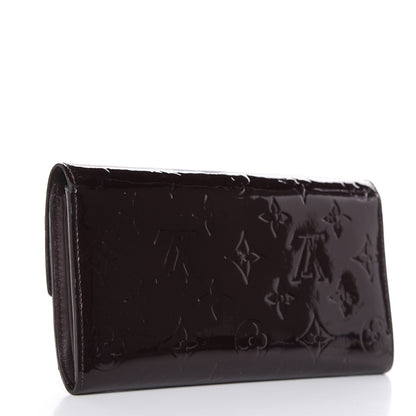 Louis Vuitton Vernis Sarah Wallet Amarante 3 of 15