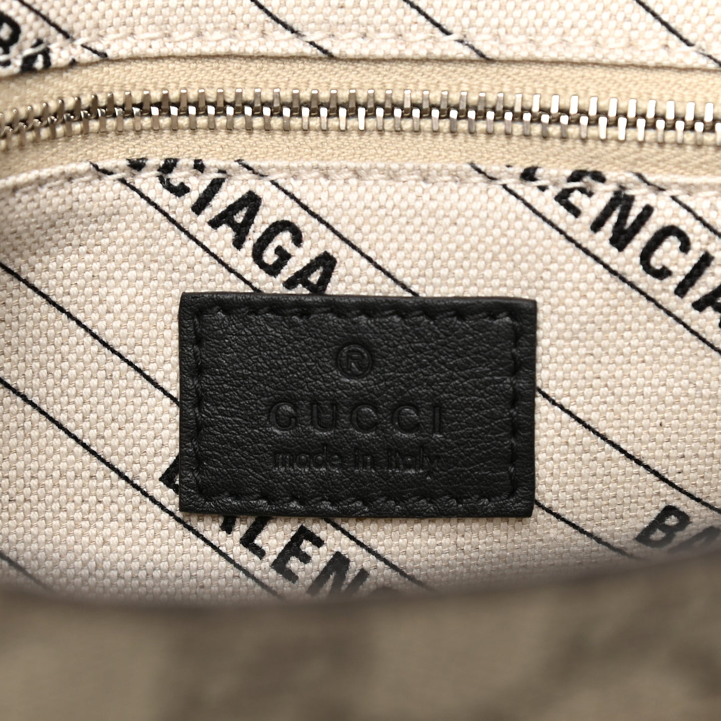 X GUCCI GG Supreme Monogram Neo Classic Silver Hardware City Beige Ebony