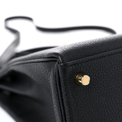 Hermes Togo Kelly Retourne 25 Black 36 of 41