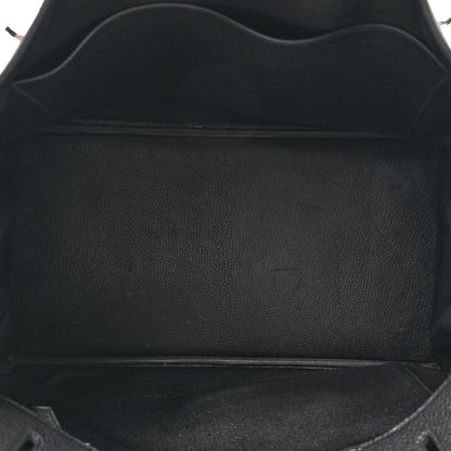 Hermes Taurillon Clemence Birkin 40 Black 5 of 14