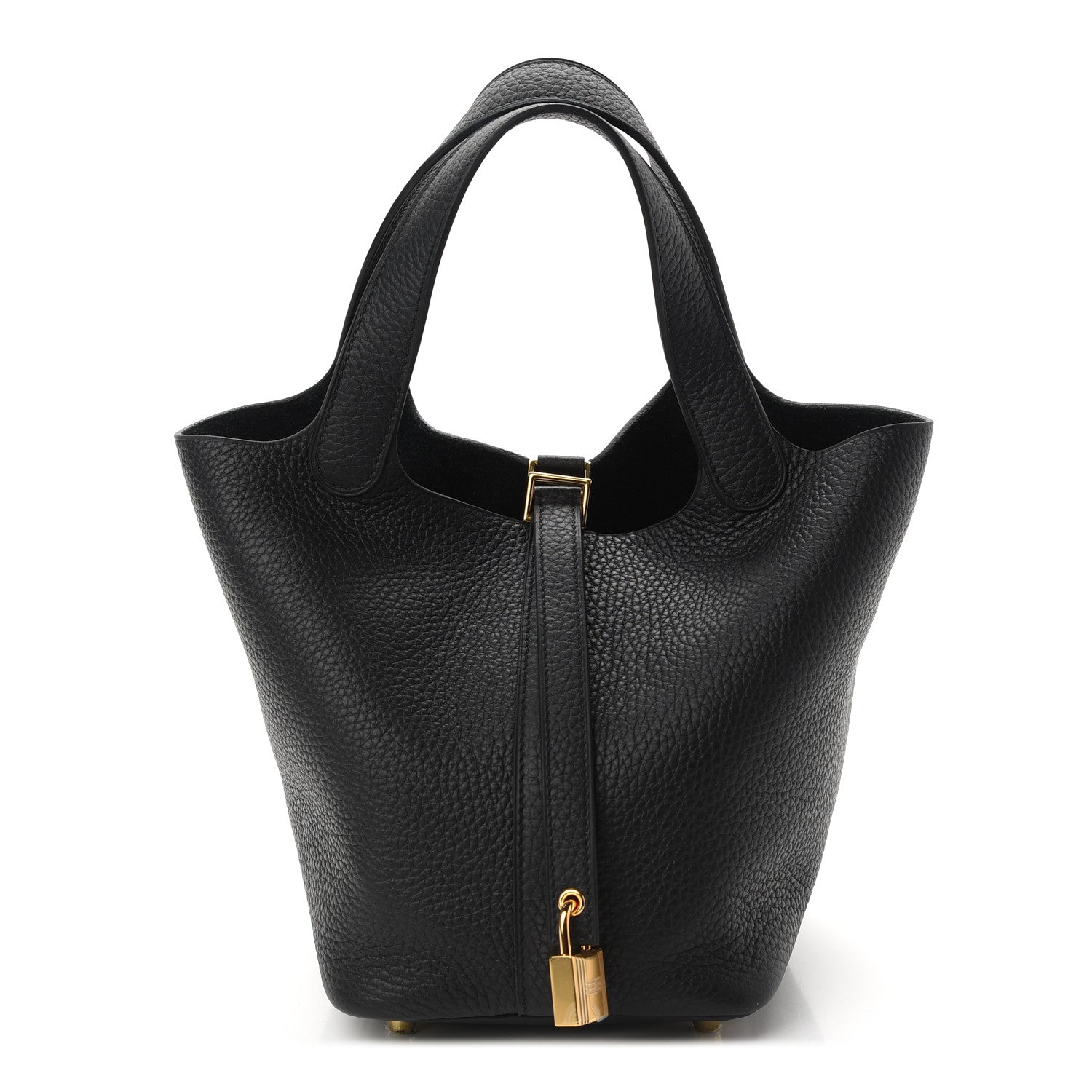 Hermes Taurillon Clemence Picotin Lock 18 PM Black 1 of 9