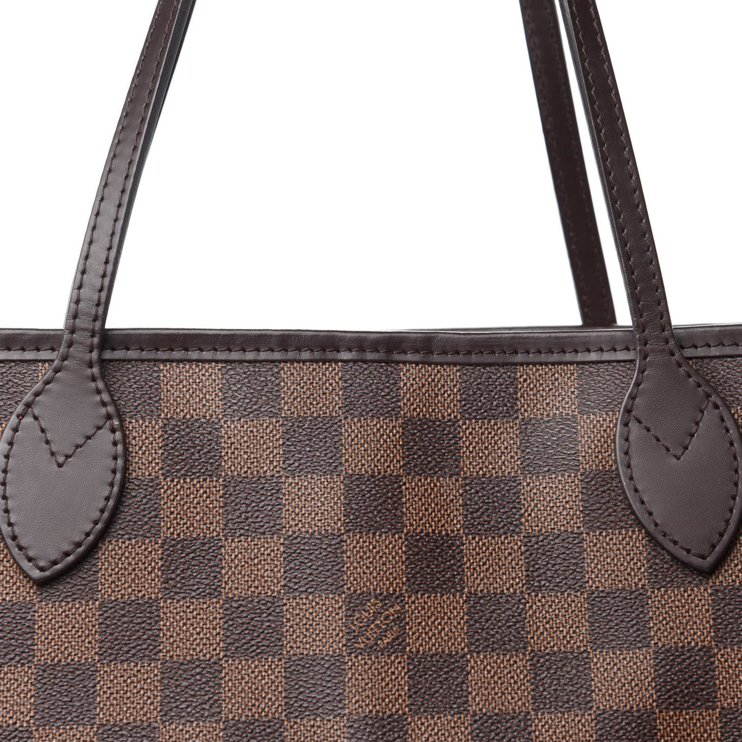 Damier Ebene Neo Neverfull MM Rose Ballerine