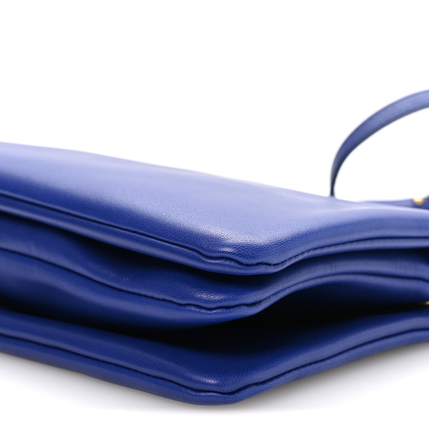 Celine Lambskin Small Trio Crossbody Bag Indigo 10 of 10