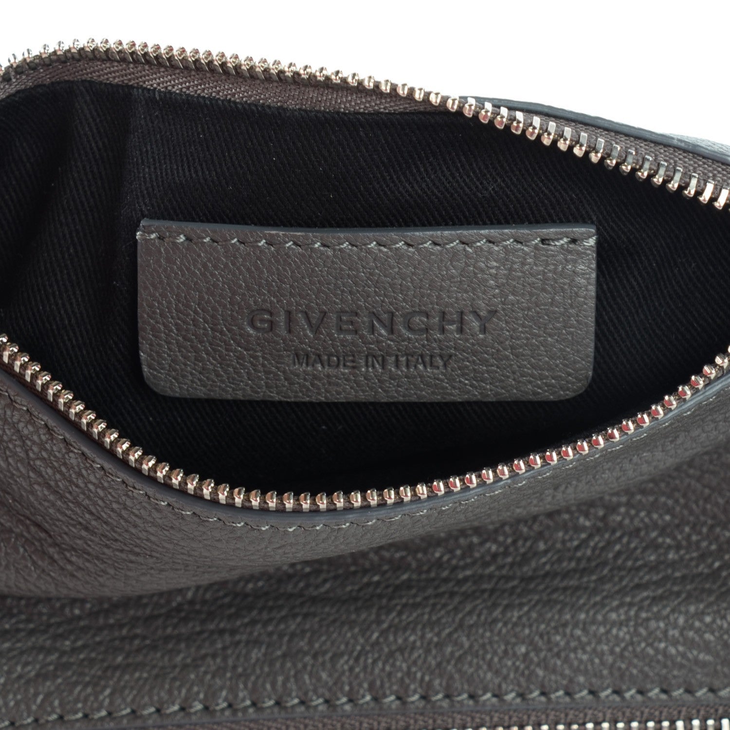 Givenchy Sugar Goatskin Pandora Wristlet Elephant Grey 7 of 8