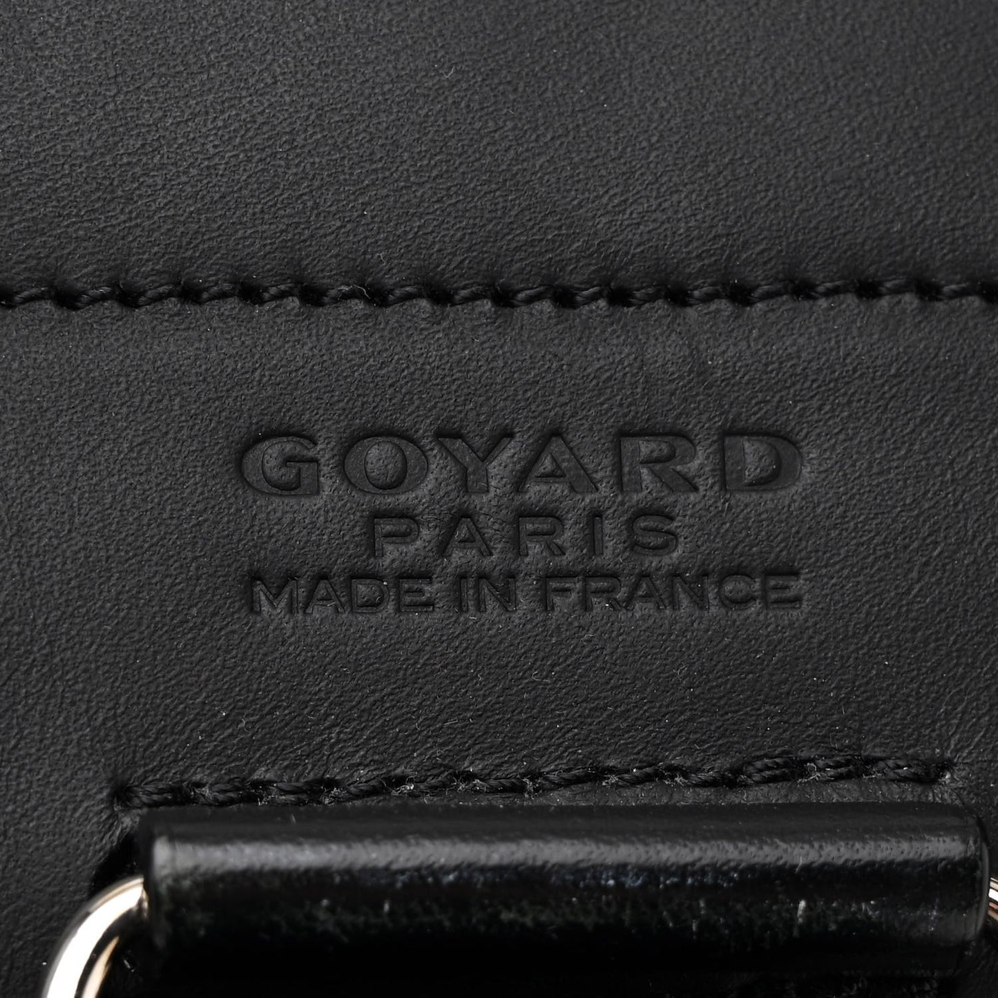 Goyardine Calfskin Alpin MM Backpack Black