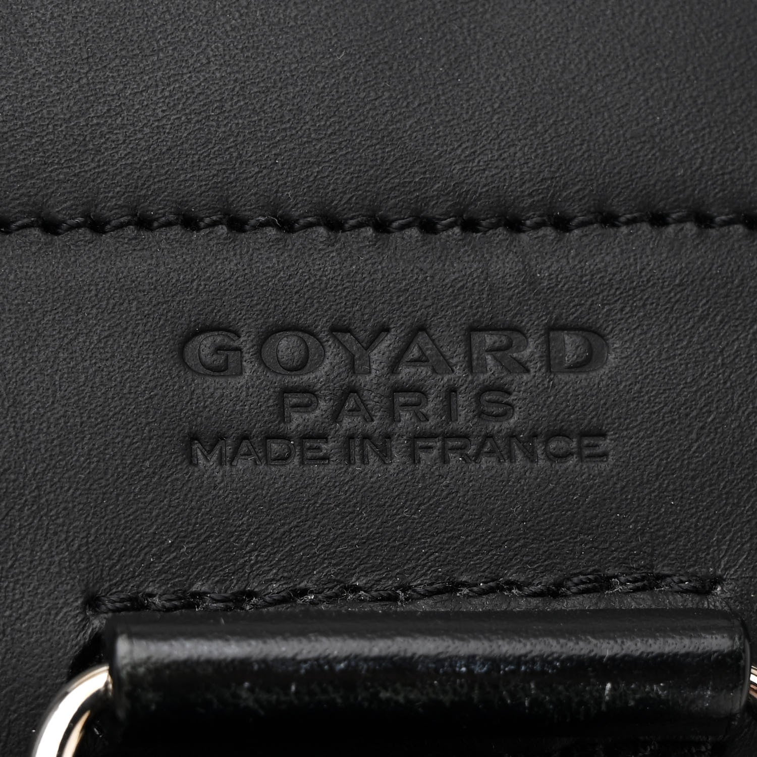Goyard Goyardine Calfskin Alpin MM Backpack Black 6 of 11