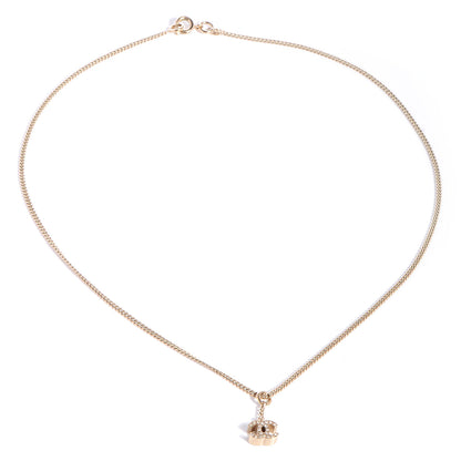 Chanel Crystal CC Necklace Gold 3 of 6