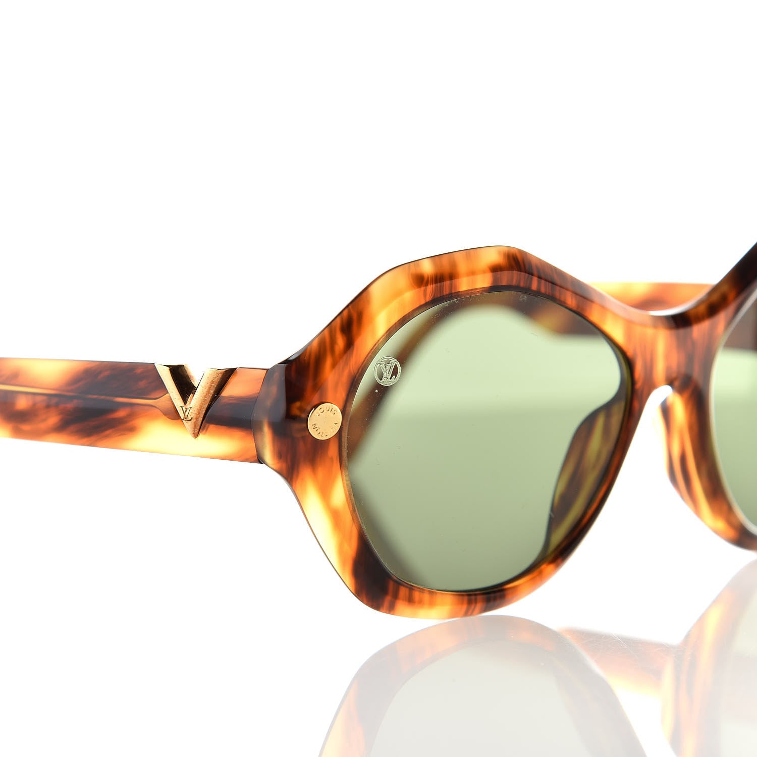 Louis Vuitton Acetate Chamade Lady Sunglasses Z2374E Tortoise 7 of 8