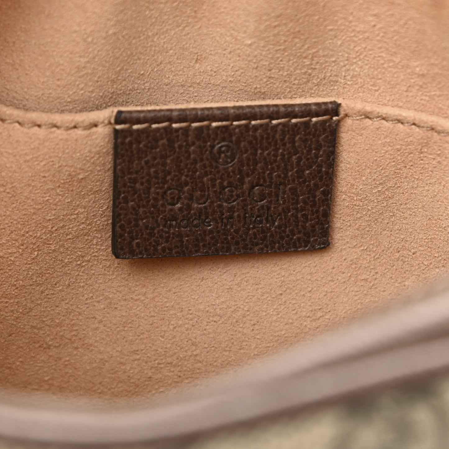 GG Supreme Monogram Web Mini Ophidia Shoulder Bag Brown