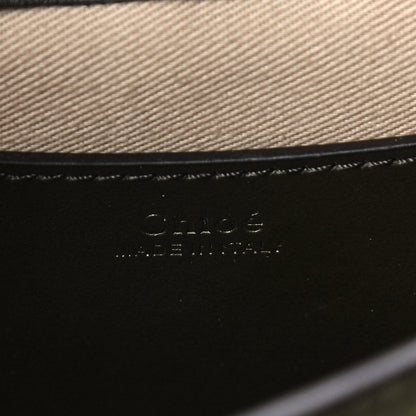 Chloe Calfskin Suede Small Tess Bag Deep Forest 7 of 12