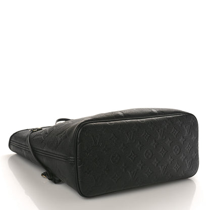 Louis Vuitton Empreinte Monogram Giant Neverfull MM Black 4 of 10