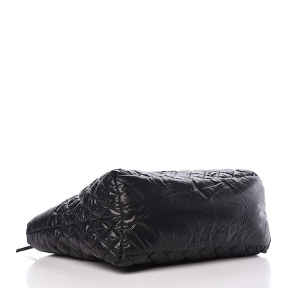 Chanel Nylon Quilted Large Coco Cocoon Tote Black 4 of 9