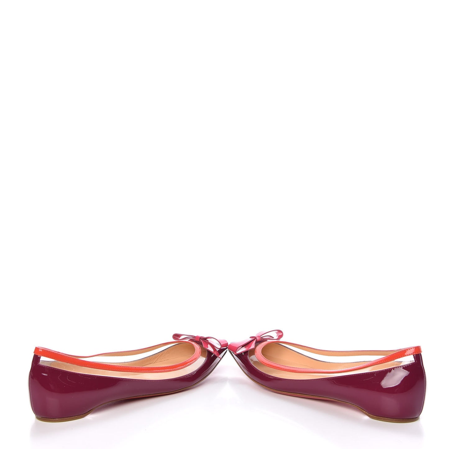 Patent PVC Suspendo Ballet Flats 38.5 Pink