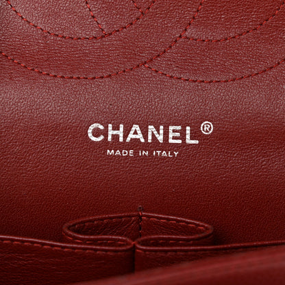 Chanel Caviar Quilted Jumbo Double Flap Dark Red 6 of 12
