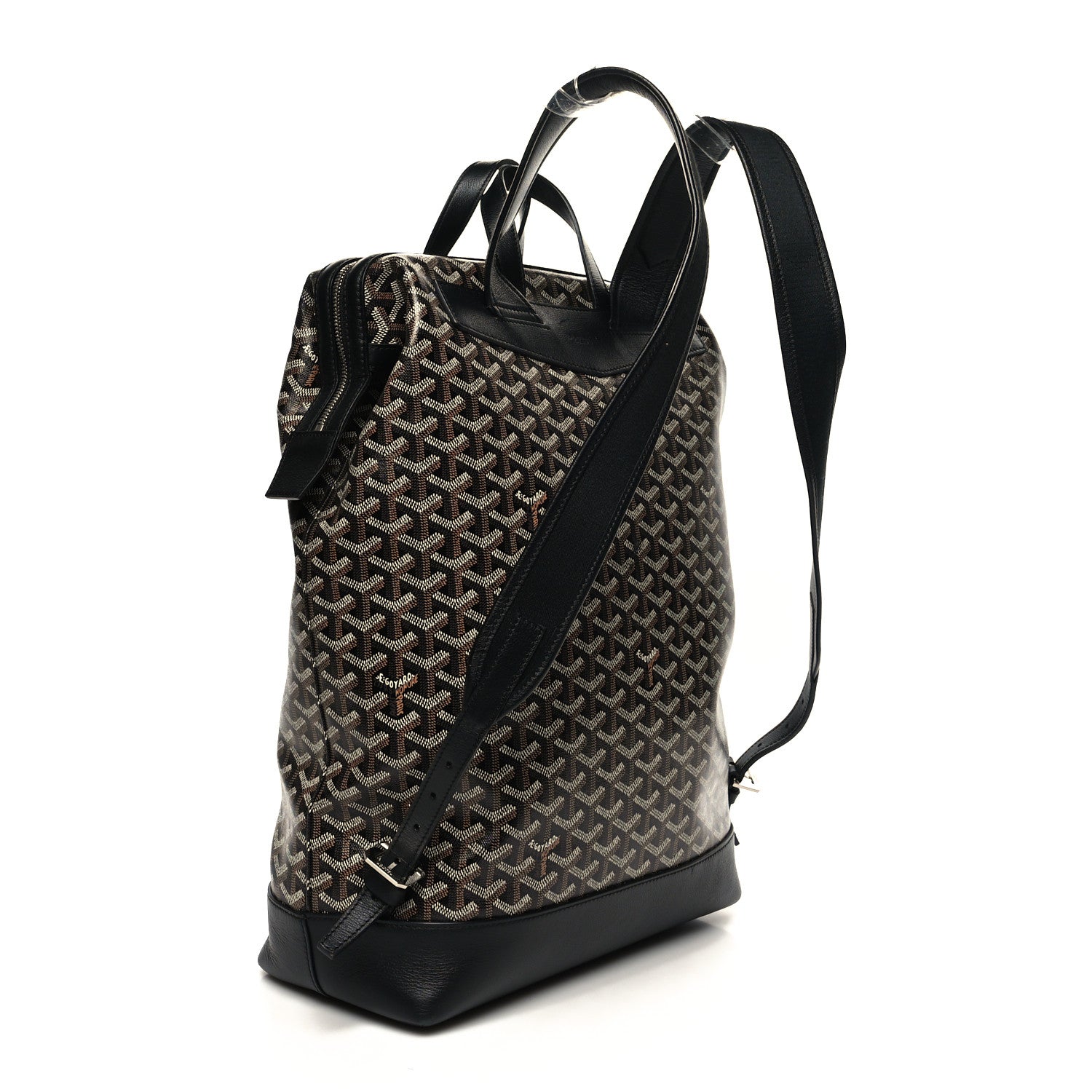 GOYARD リュック Goyard Goyardine Calfskin Cisalpin MM Backpack Black 1442833