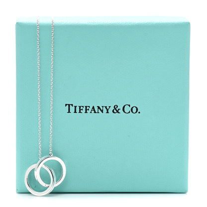 Tiffany Sterling Silver 1837 Interlocking Circles Pendant Necklace 6 of 6
